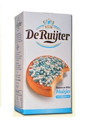 De blauw/witte muisjes